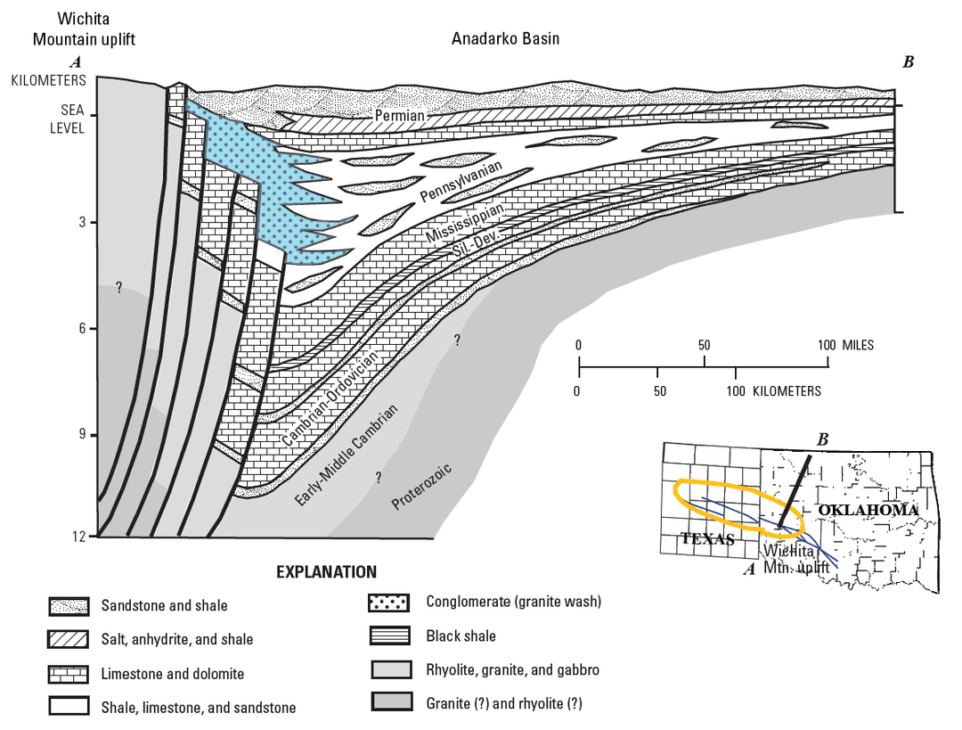 Cross section (geology) - Wikipedia