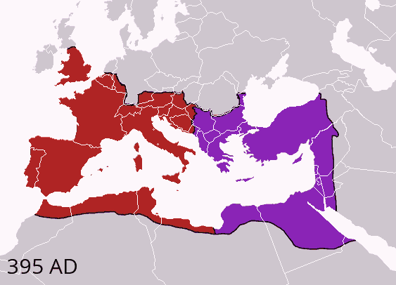 Déclin de l'Empire romain d'Occident — Wikipédia