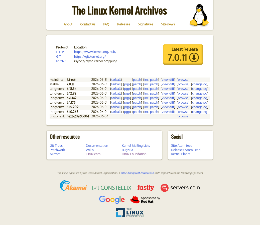kernel.org - Wikipedia