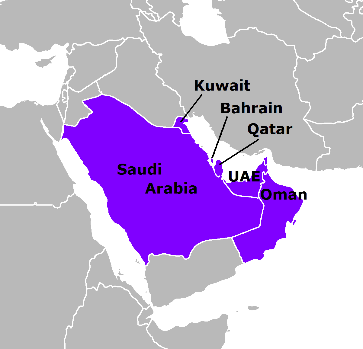 États arabes du Golfe — Wikipédia