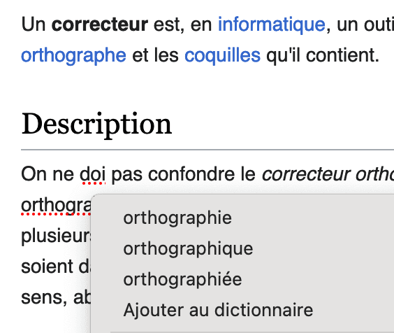 Correcteur (informatique) — Wikipédia