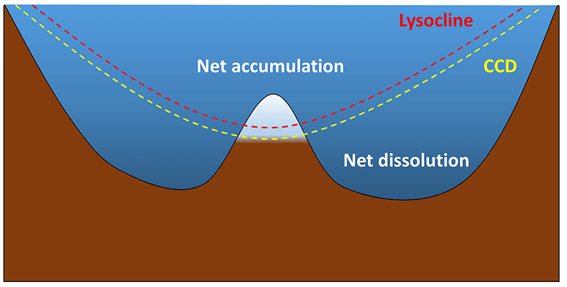 Seuil de compensation des carbonates — Wikipédia