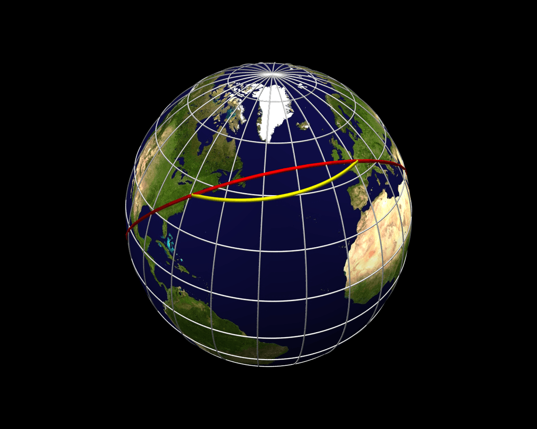 Orthodromie — Wikipédia