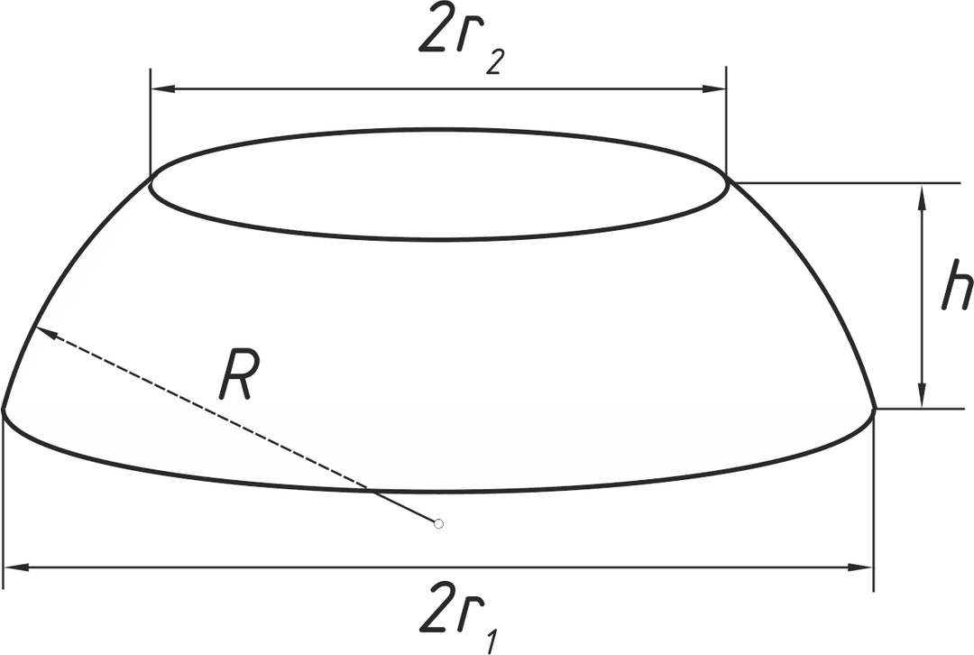 Segment sphérique — Wikipédia