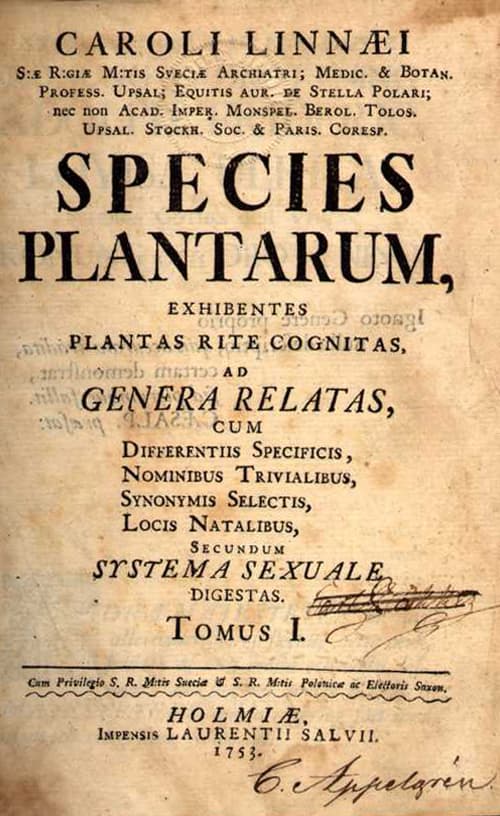 Species Plantarum - Wikipedia