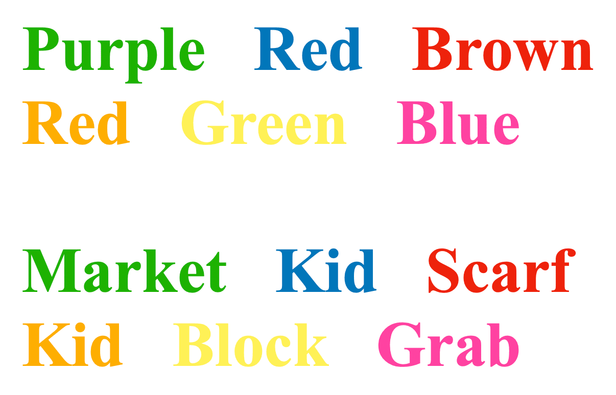 Stroop effect - Wikipedia