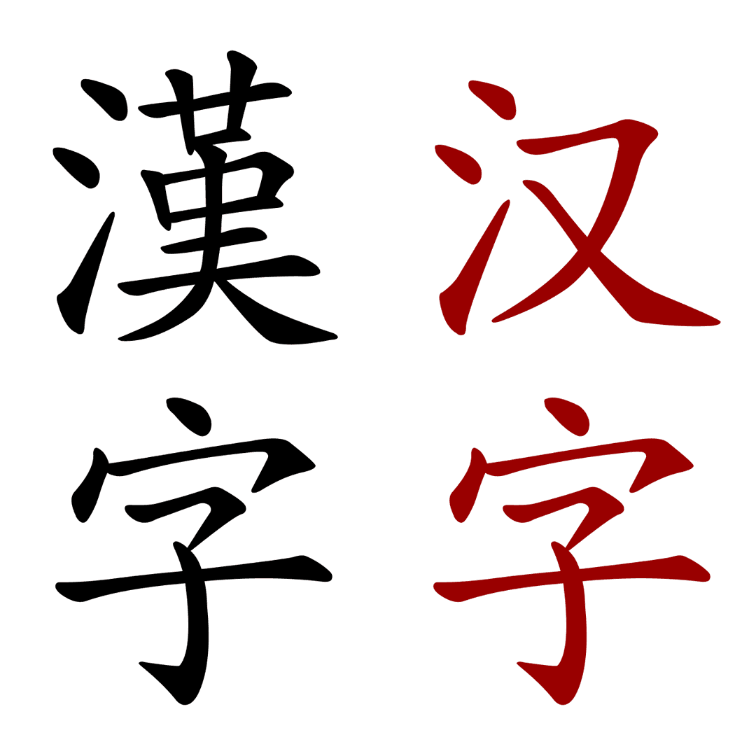 Caractères chinois — Wikipédia