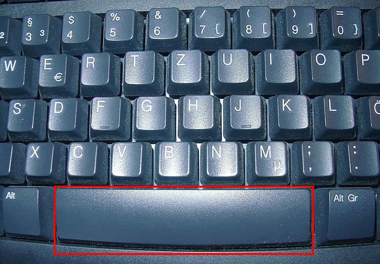Space bar - Wikipedia
