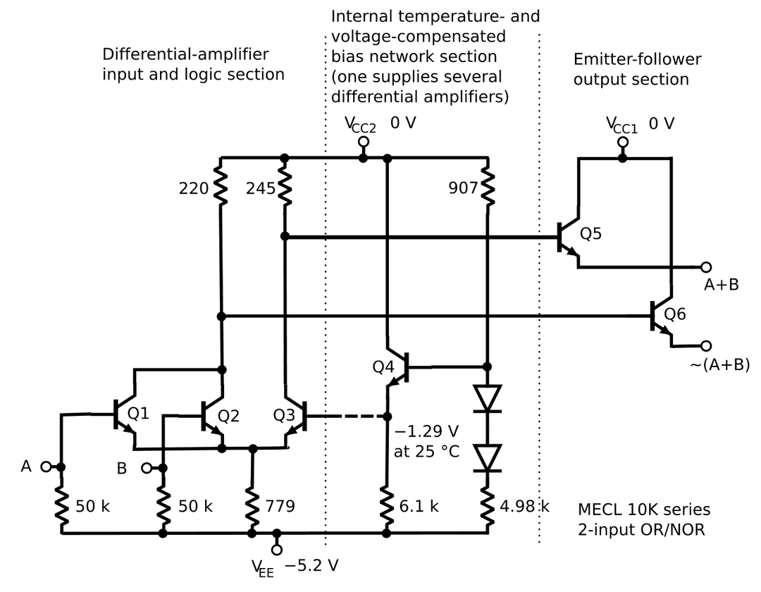 Emitter coupled logic — Wikipédia