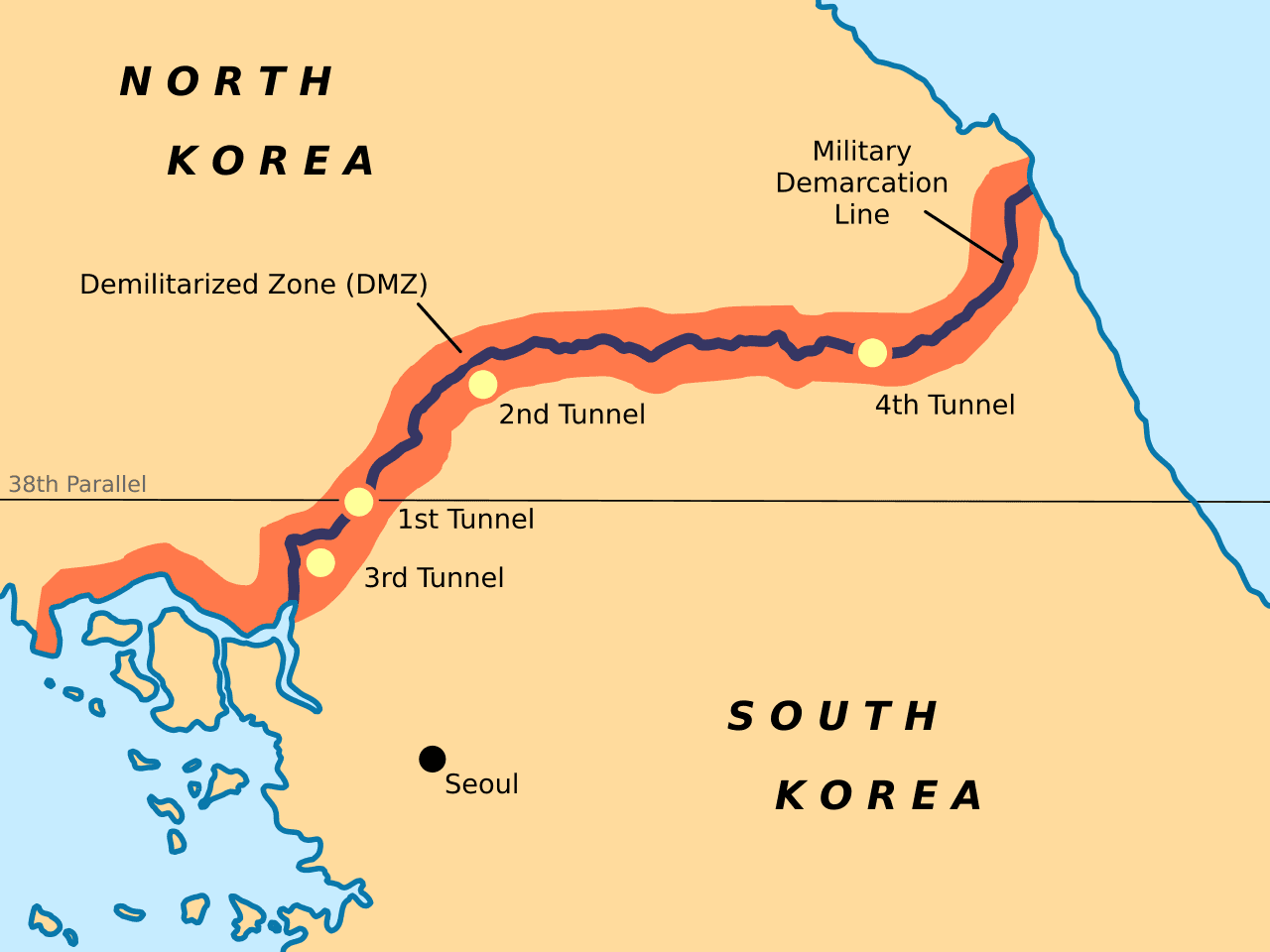 Zone coréenne démilitarisée — Wikipédia